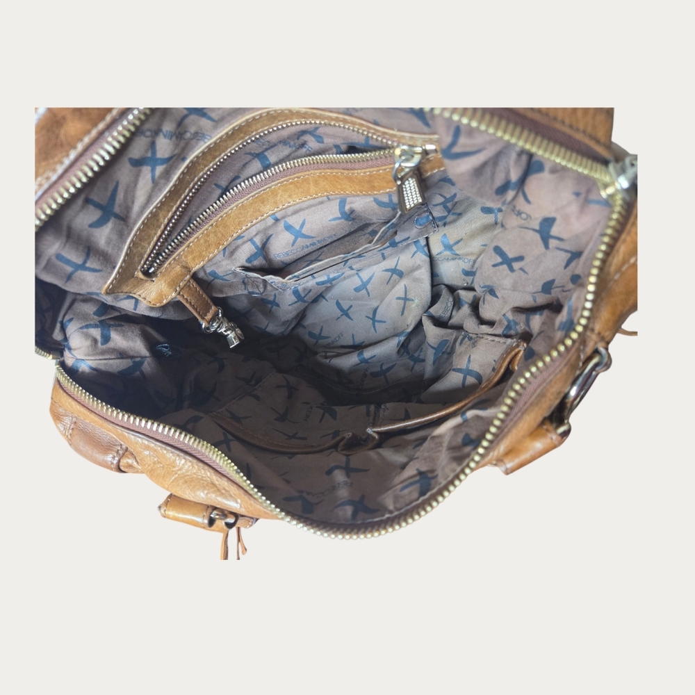 Rebecca Minkoff MAB Medium Brown Leather Satchel - Picture 10 of 10